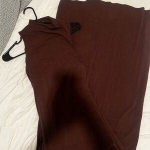 Naked Wardrobe Chocolate Maxi Dress